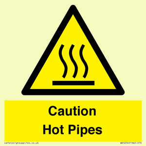 Caution Hot Pipes